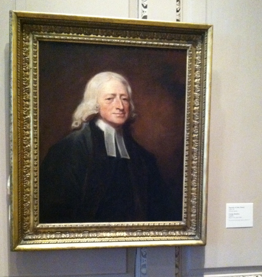 English artist George Romney's 1788-89 portrait of John Wesley, on display at the Philadelphia Museum of Art